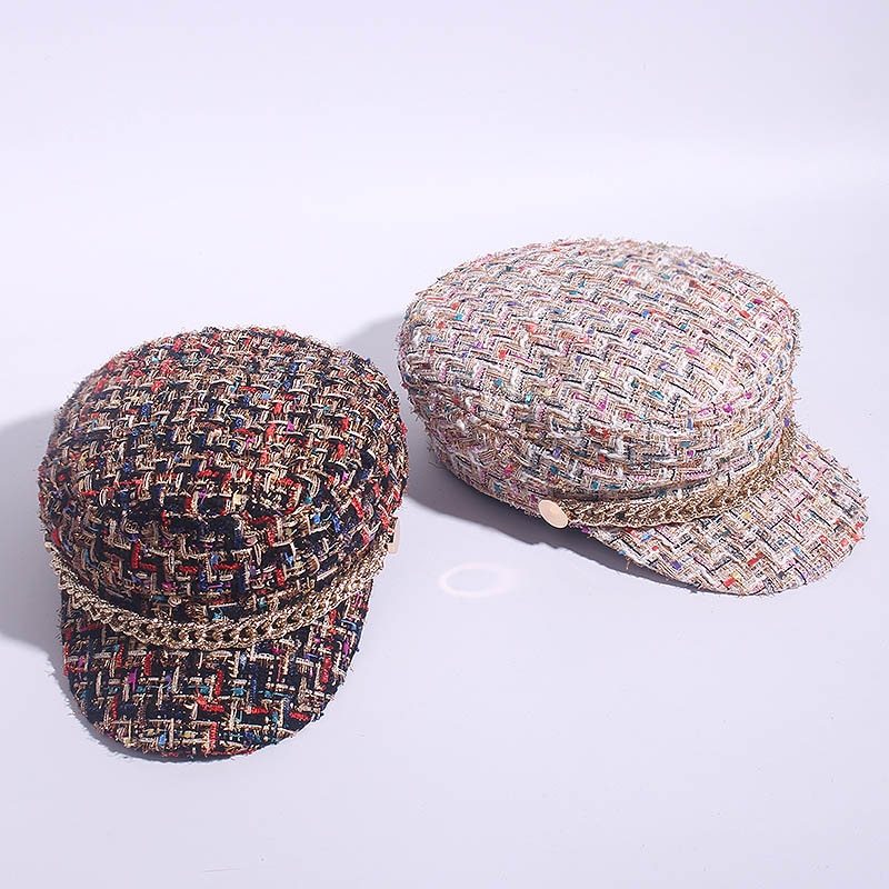 Ladies peaked cap octagonal cap fashion military cap Limorista