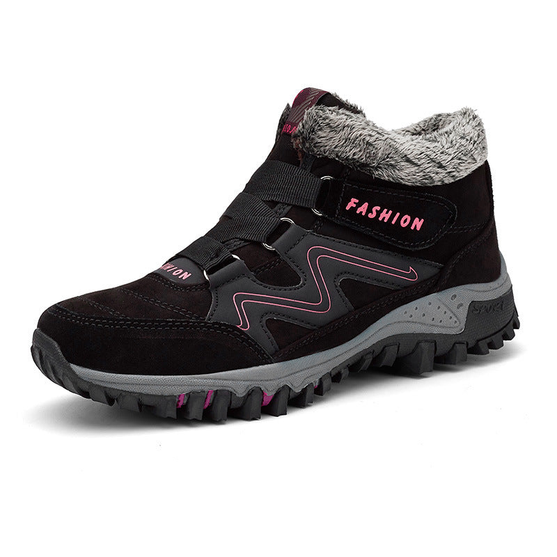 Winter warm and velvet thick couple shoes Limorista
