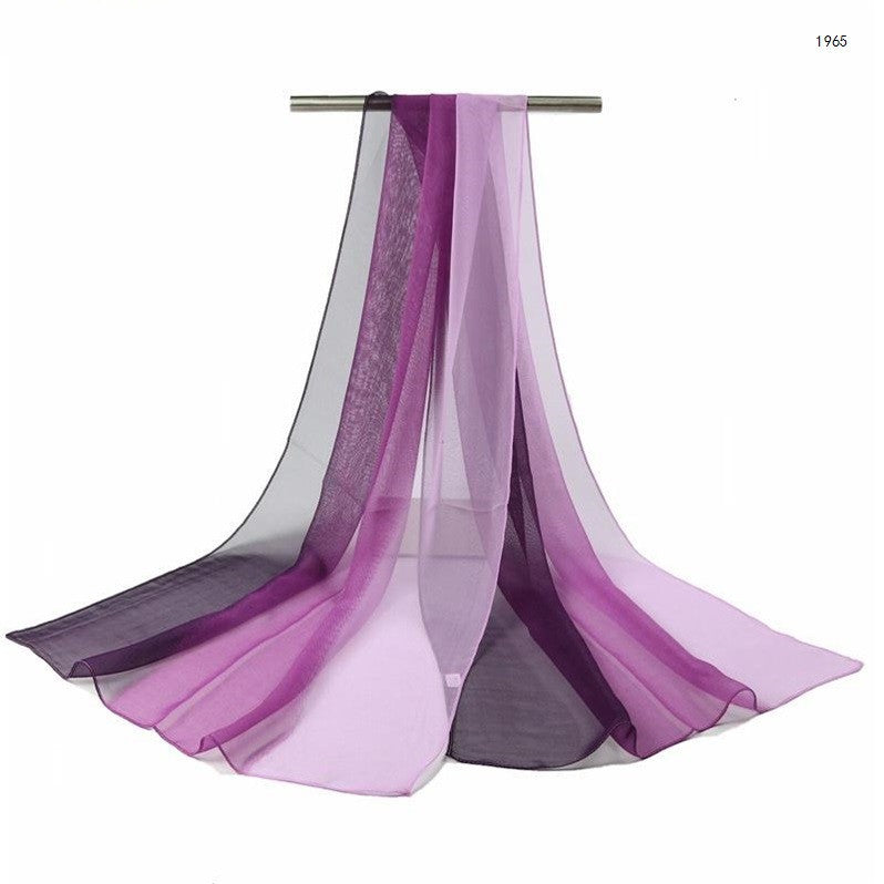 Gradient silk shawl Limorista