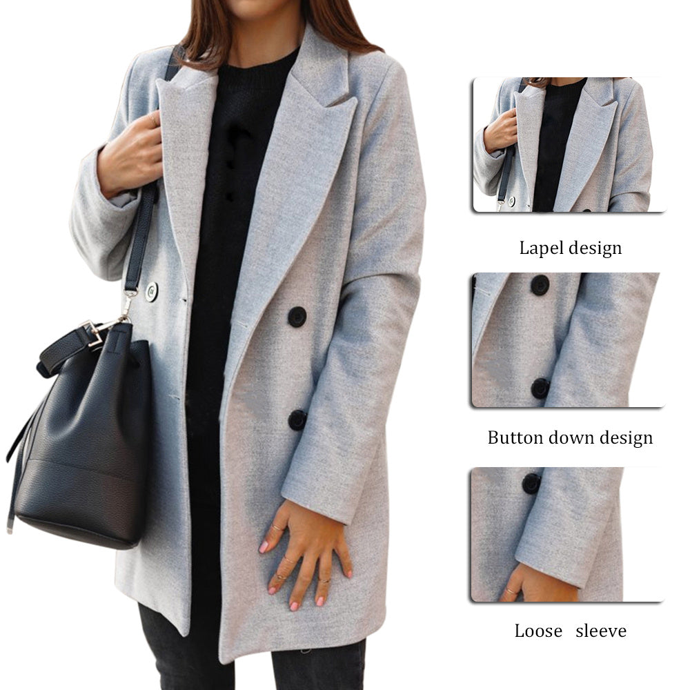 Winter Long Woolen Coats Limorista