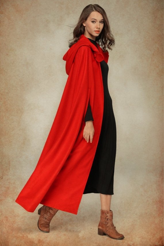Four-color hooded tie shawl Limorista
