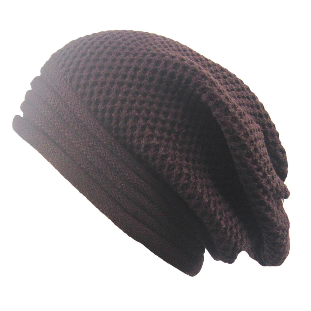 Pleated cuffed woolen hat Limorista
