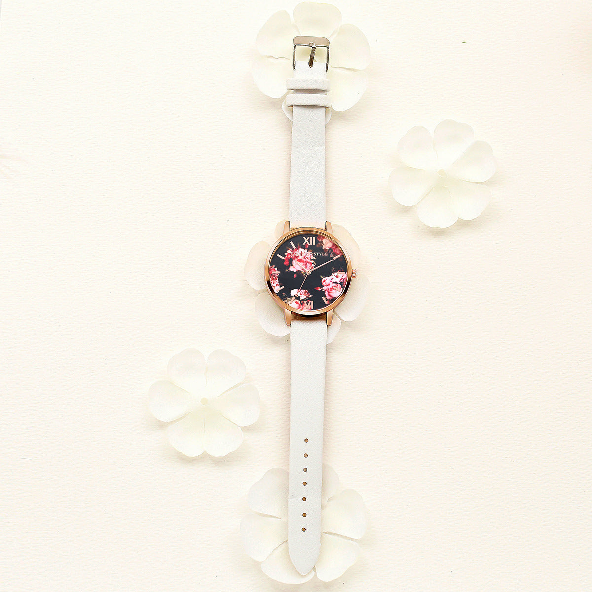 Lvpai Marke Frauen Armband Uhr Mode Rose Gold Blumen Leder Einfache Frauen Kleid Uhren Luxus Business Geschenk Uhr Uhr Limorista