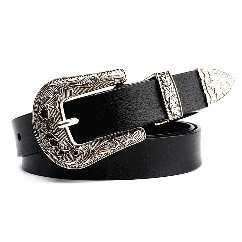 Vintage fashion carved belt Limorista