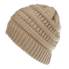 Mixed Color Knitted Wool Hat Ladies Non-labeled Ponytail Hat Limorista