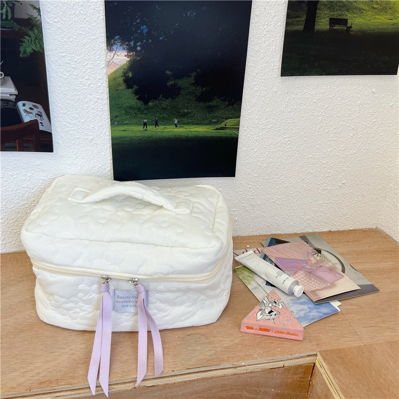 Ins Soft Flower Cosmetic Bag Limorista