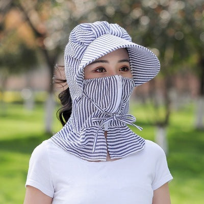 Sun protection hat female cover face summer Limorista