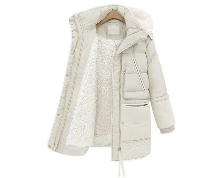 Winter Ladies jacket Korean Chic Lamb Wool Coat Limorista