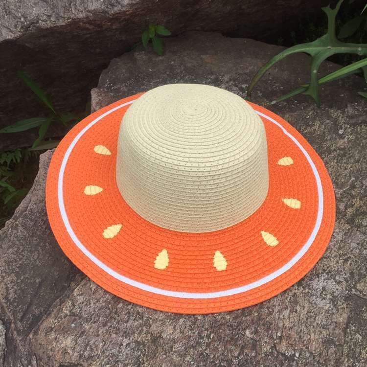 Straw Hat Parent-Child Hat Watermelon Sun Shade Sun Hat Limorista
