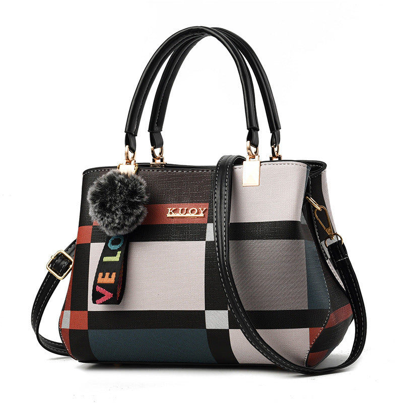The New Trendy Ladies Middle-Aged Handbag All-Match Shoulder Bag Diagonal Mother Bag Limorista