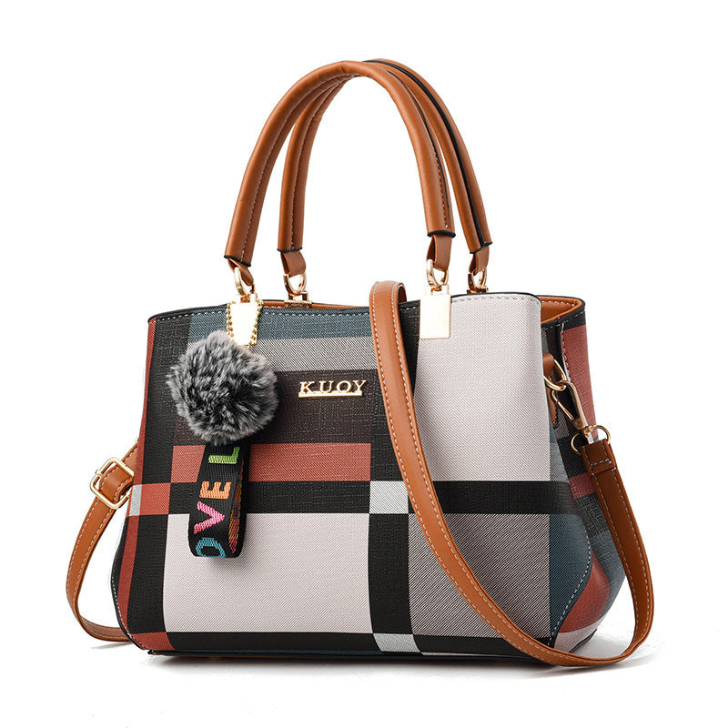 The New Trendy Ladies Middle-Aged Handbag All-Match Shoulder Bag Diagonal Mother Bag Limorista