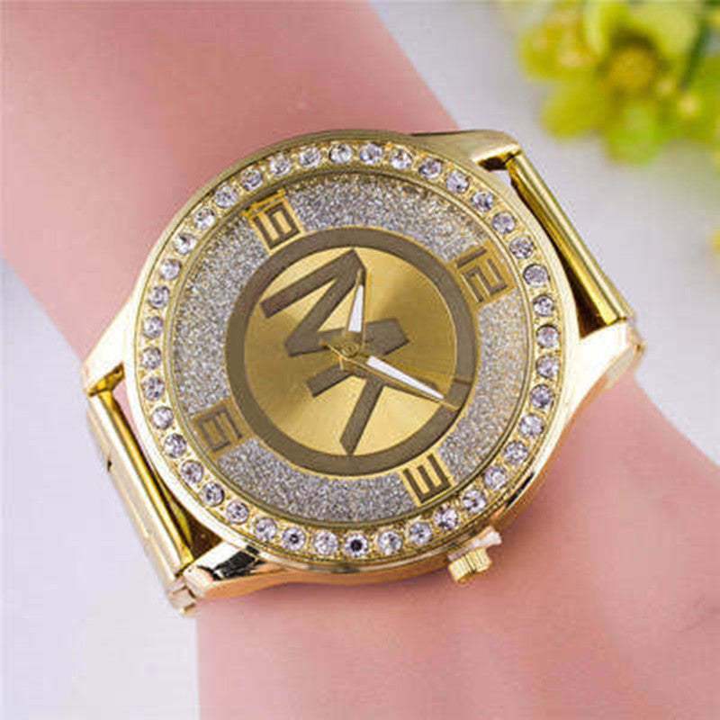 Alloy Diamond Fashion Trend Steel Band Men&