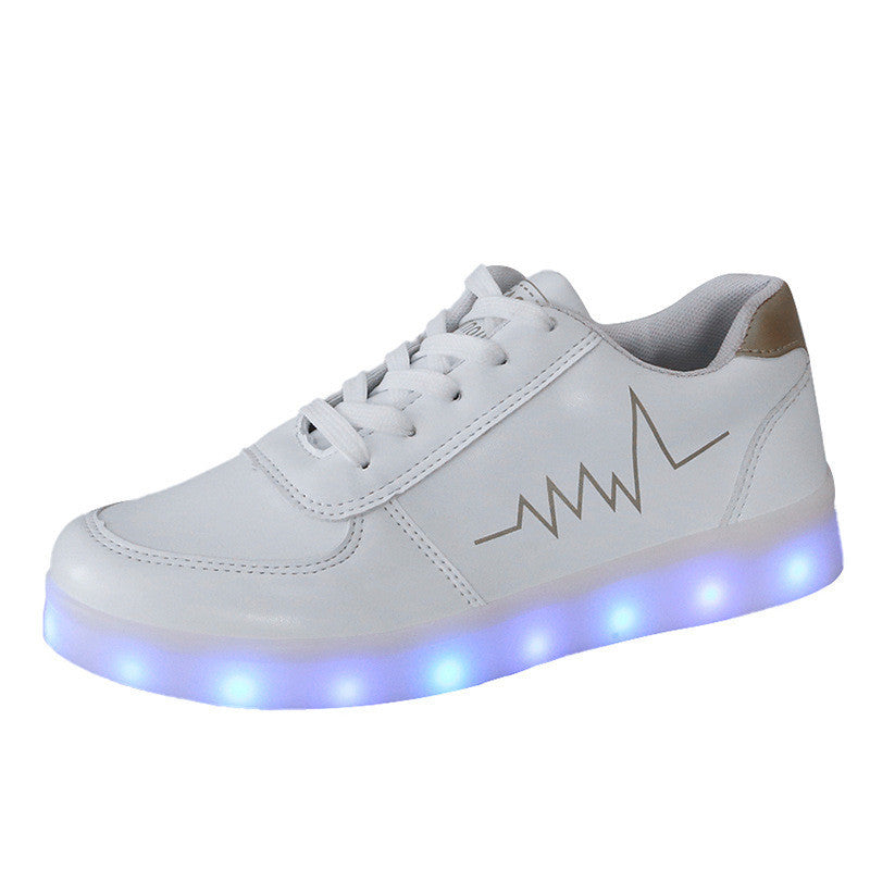Luminous Shoes Usb Charging Led Flash Shoes Luminous Women&