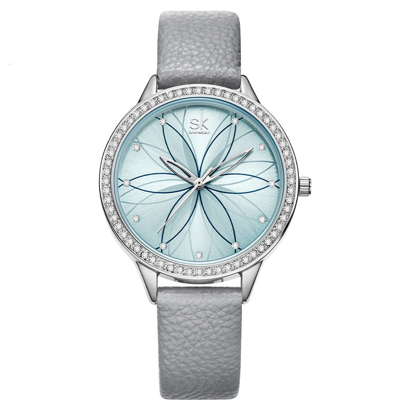 December New Creative Petal Watch Belt Quartz Lady Watch Limorista
