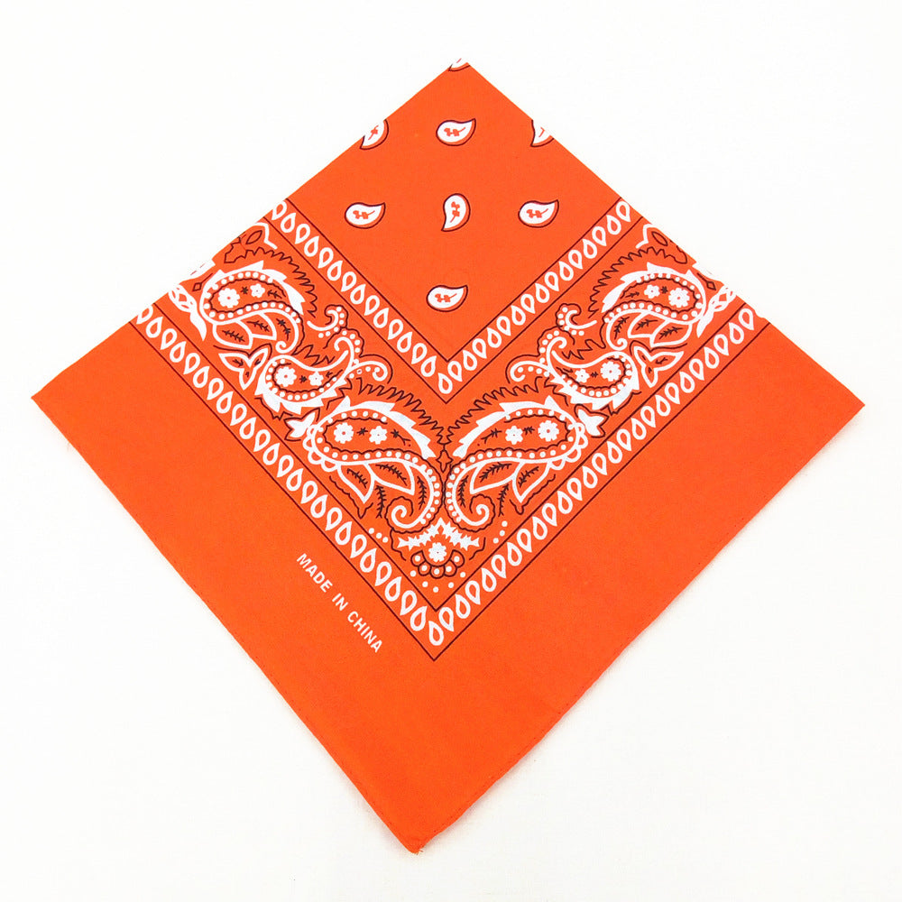 55 cm Polyester Turban Cashew Square Scarf Limorista