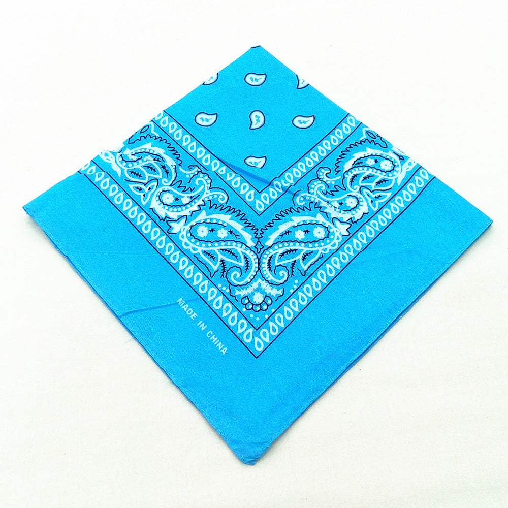55 cm Polyester Turban Cashew Square Scarf Limorista