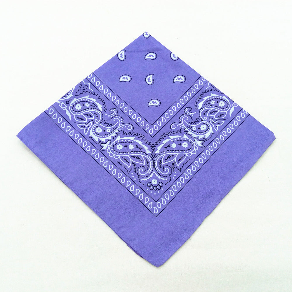 55 cm Polyester Turban Cashew Square Scarf Limorista