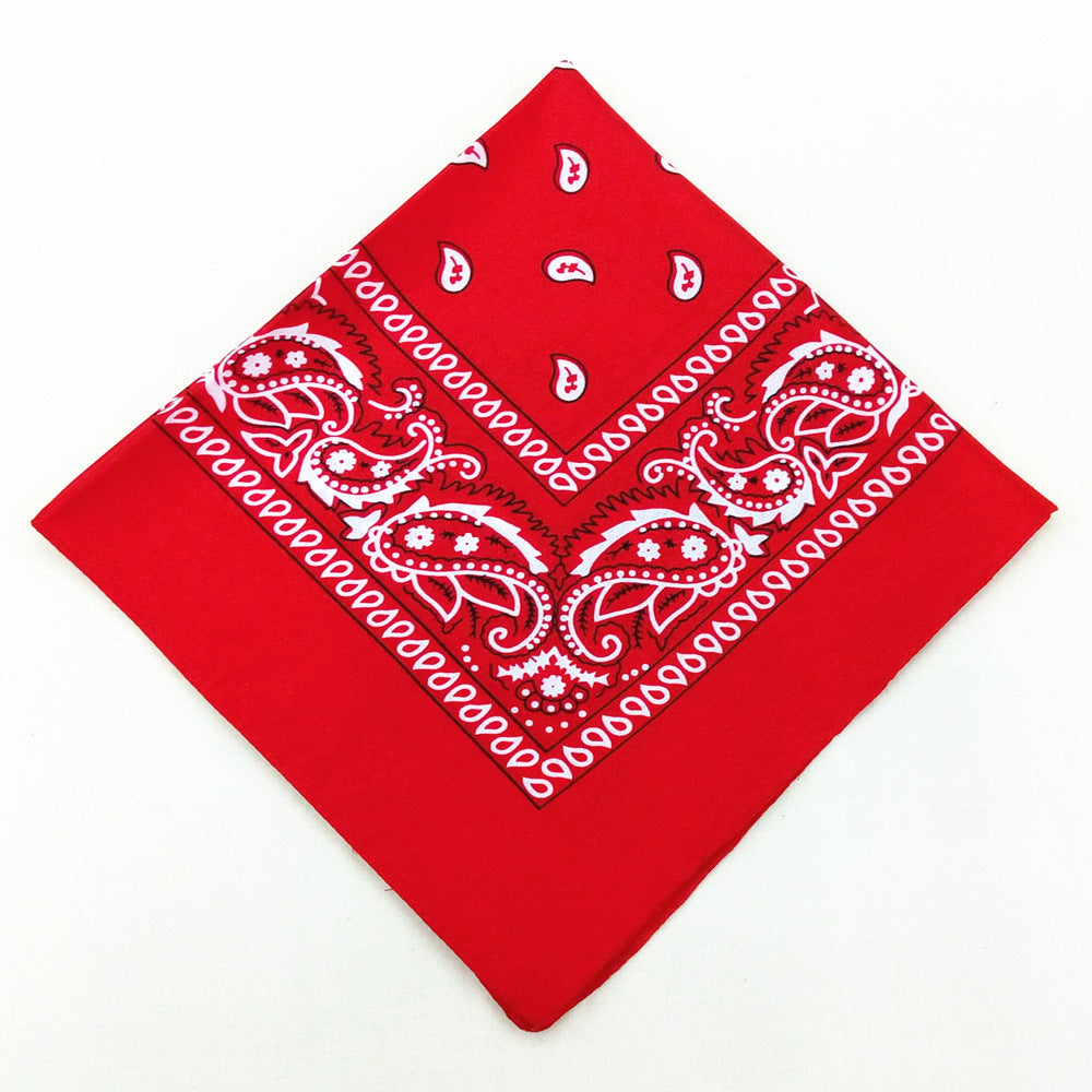 55 cm Polyester Turban Cashew Square Scarf Limorista