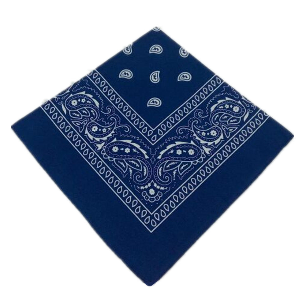 55 cm Polyester Turban Cashew Square Scarf Limorista