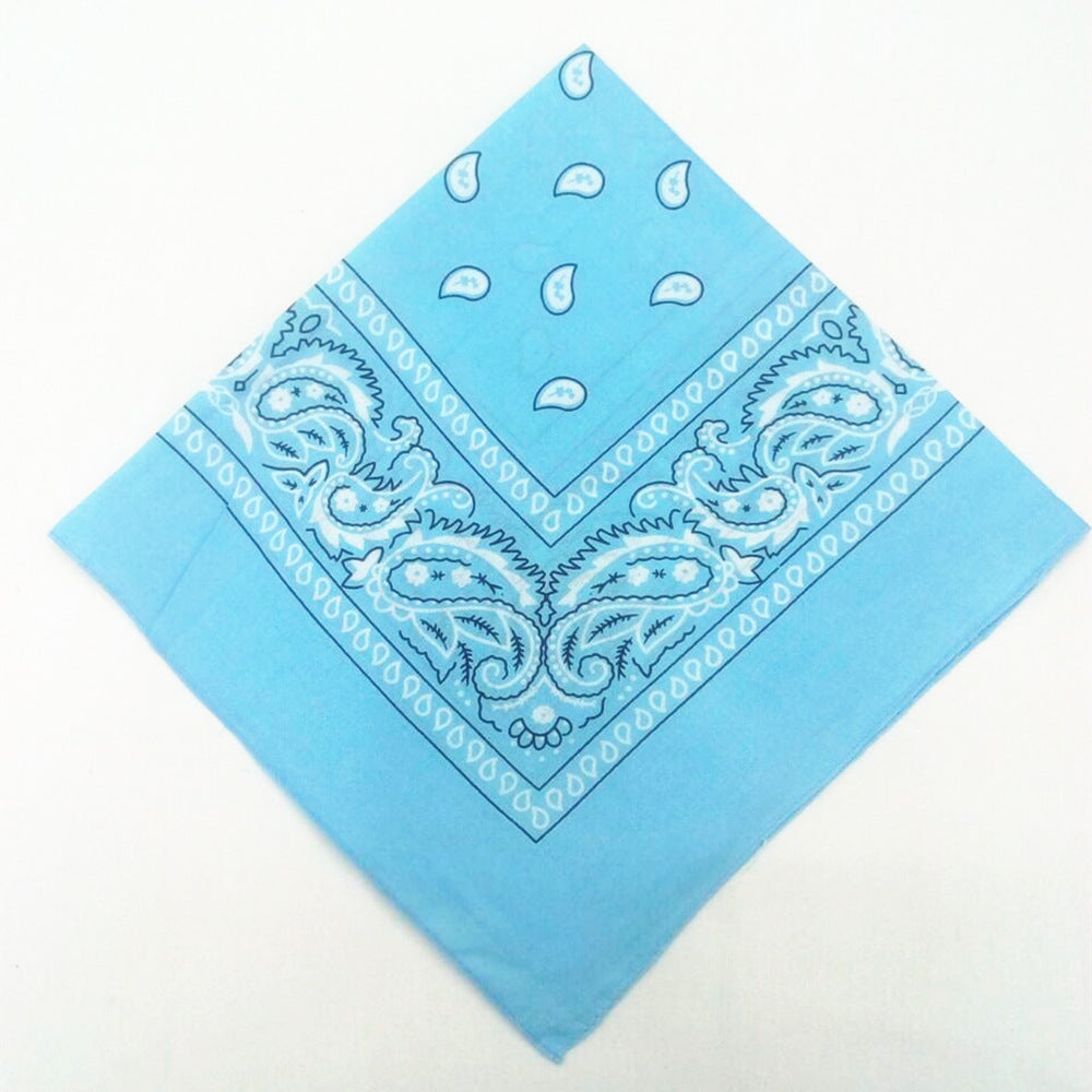 55 cm Polyester Turban Cashew Square Scarf Limorista