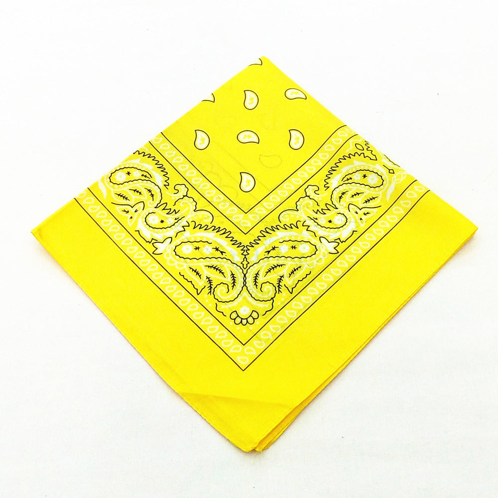 55 cm Polyester Turban Cashew Square Scarf Limorista
