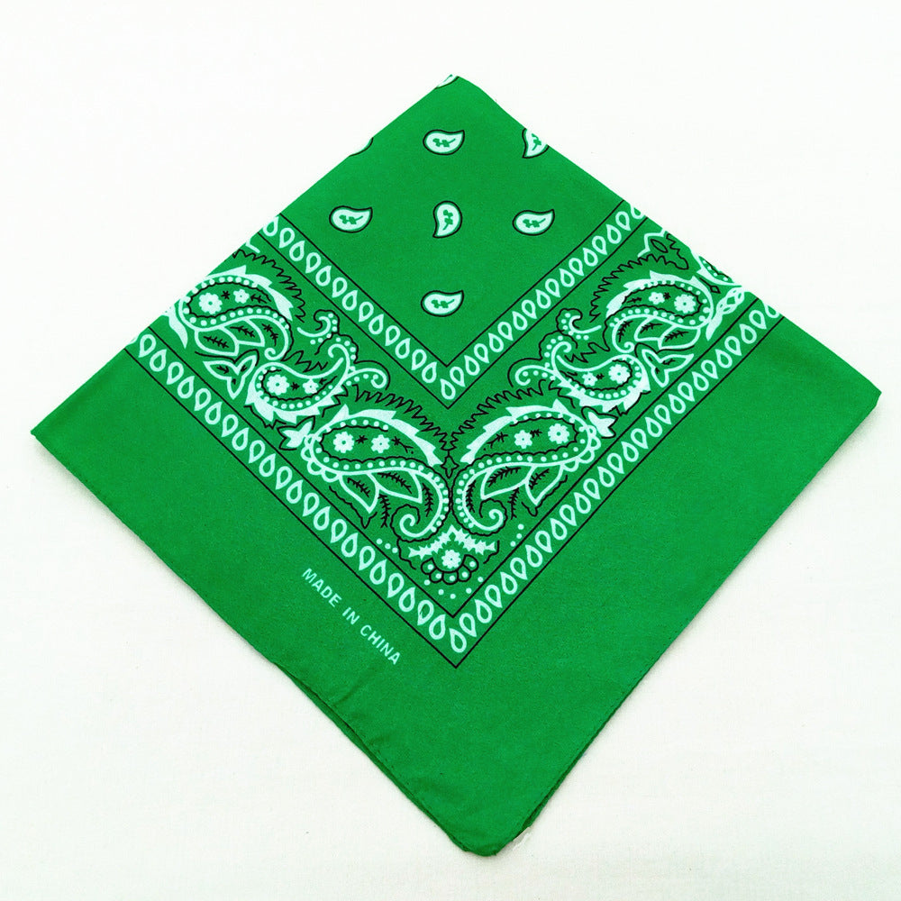 55 cm Polyester Turban Cashew Square Scarf Limorista