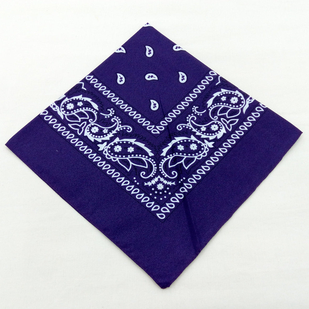 55 cm Polyester Turban Cashew Square Scarf Limorista