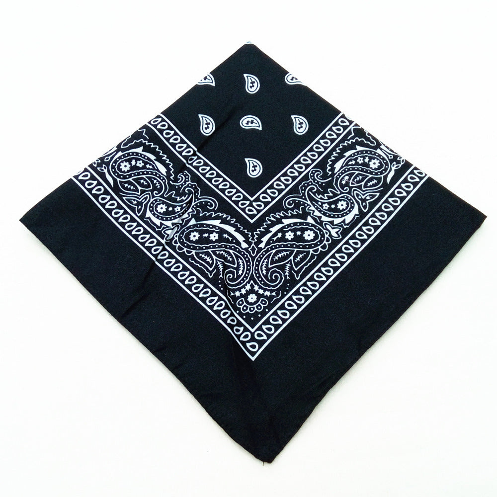 55 cm Polyester Turban Cashew Square Scarf Limorista