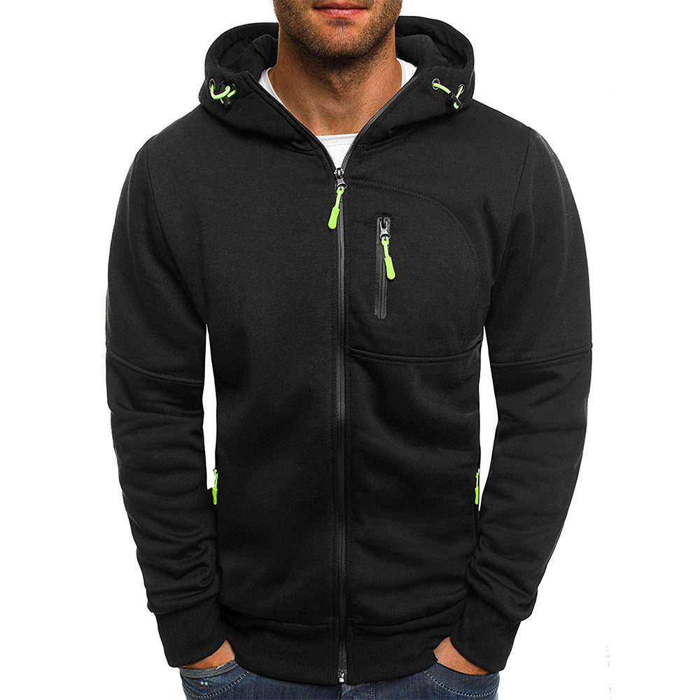 Casual Jacquard Sweater Cardigan Hooded Jacket Limorista