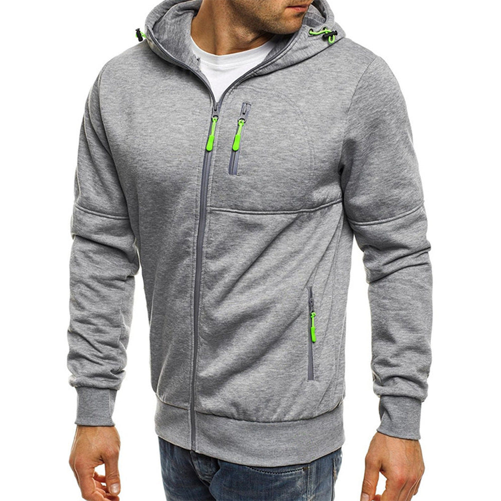 Casual Jacquard Sweater Cardigan Hooded Jacket Limorista