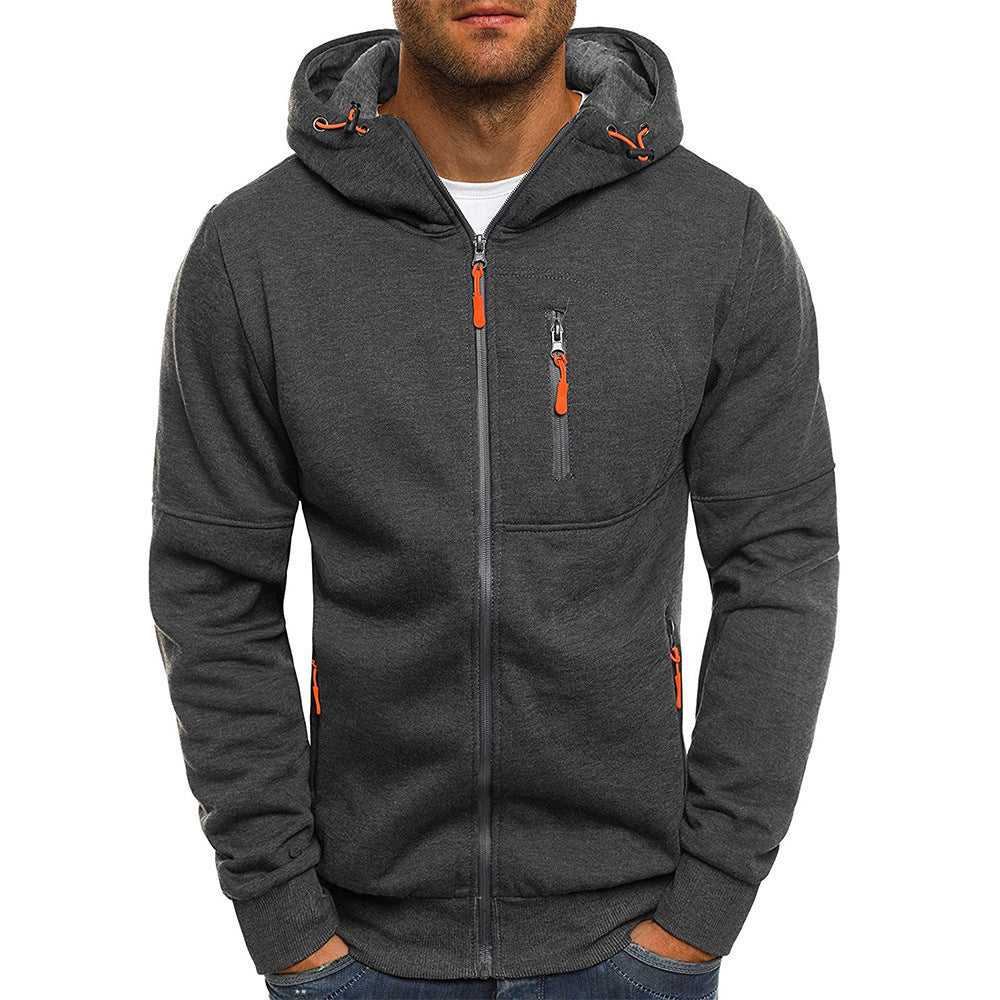 Casual Jacquard Sweater Cardigan Hooded Jacket Limorista