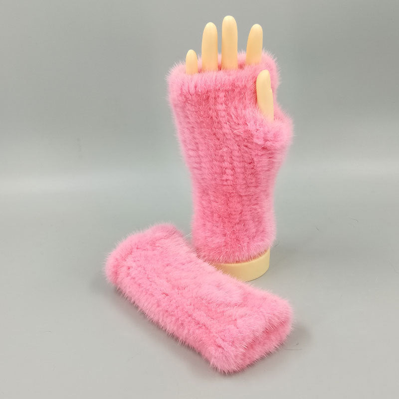 Thickened Warm Winter Wristband Mid-length Gloves Limorista
