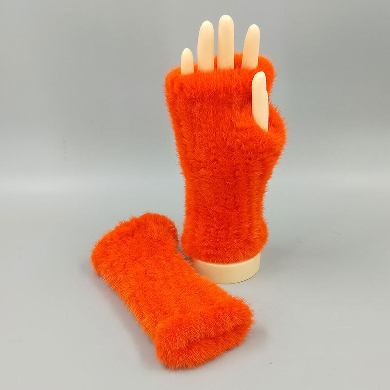 Thickened Warm Winter Wristband Mid-length Gloves Limorista