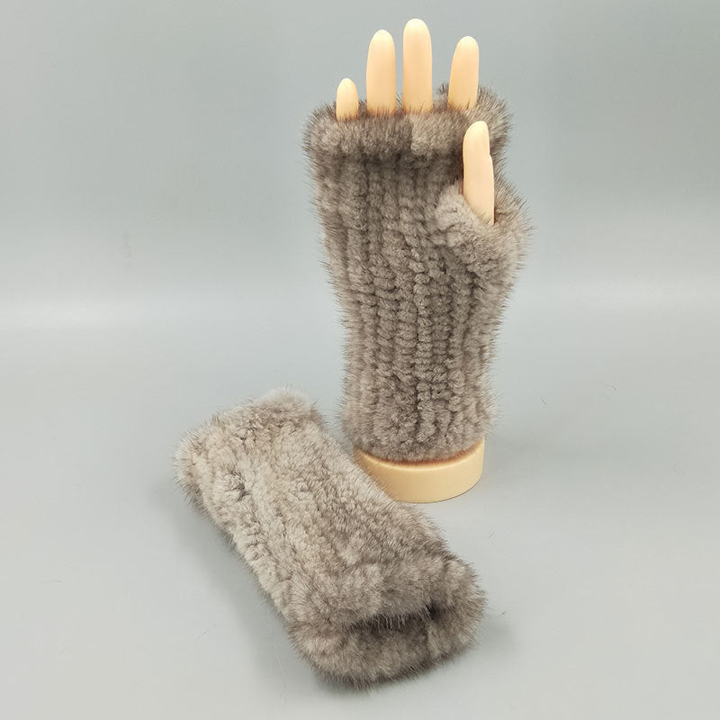 Thickened Warm Winter Wristband Mid-length Gloves Limorista