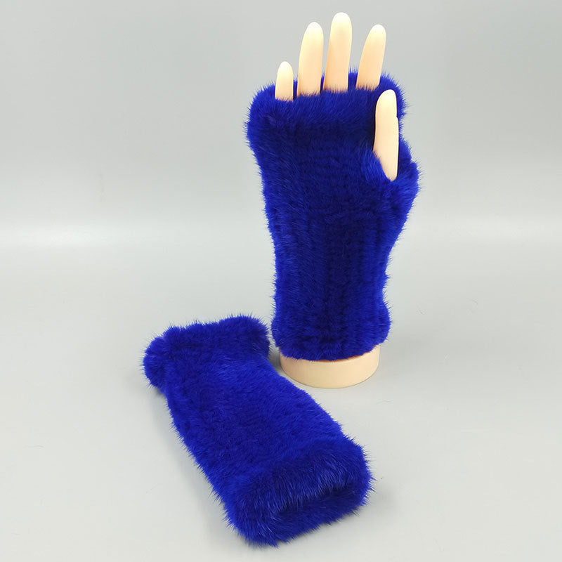 Thickened Warm Winter Wristband Mid-length Gloves Limorista