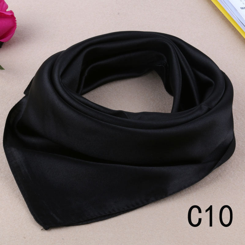 Korean Wild Literary Silk Scarf Decoration Scarf Small Square Limorista