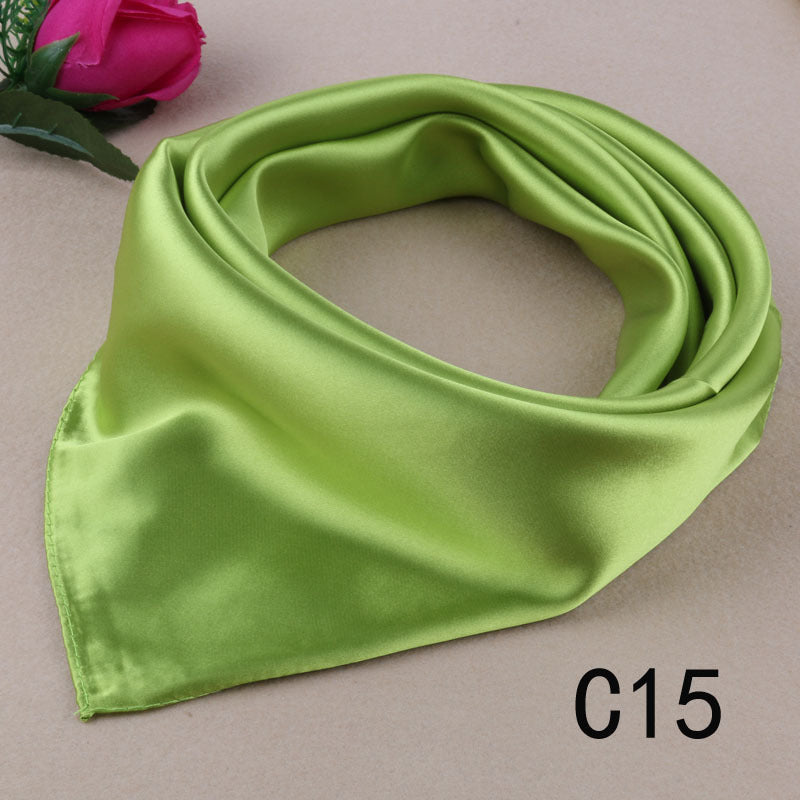 Korean Wild Literary Silk Scarf Decoration Scarf Small Square Limorista