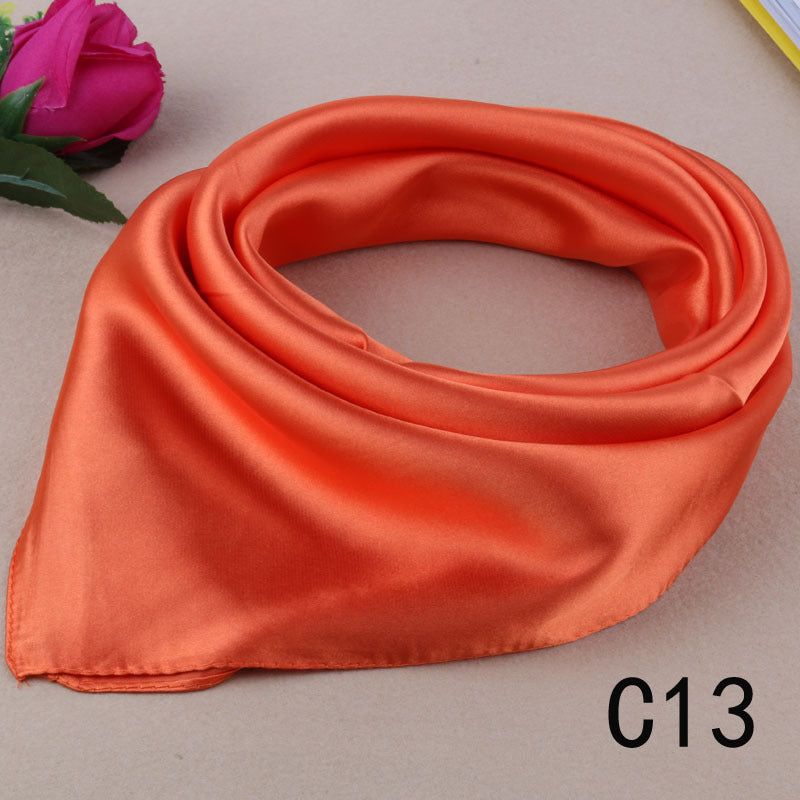 Korean Wild Literary Silk Scarf Decoration Scarf Small Square Limorista