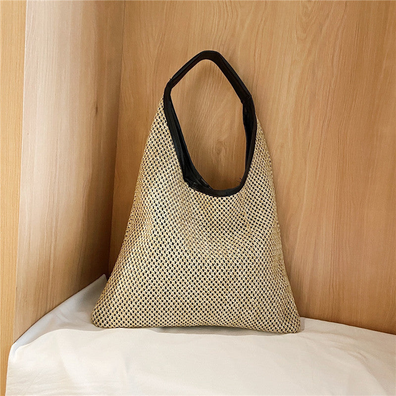 Fashion Rattan Women Shoulder Bags Wikcer Woven Female Handbags Large Capacity Summer Beach Straw Bags Casual Totes Limorista