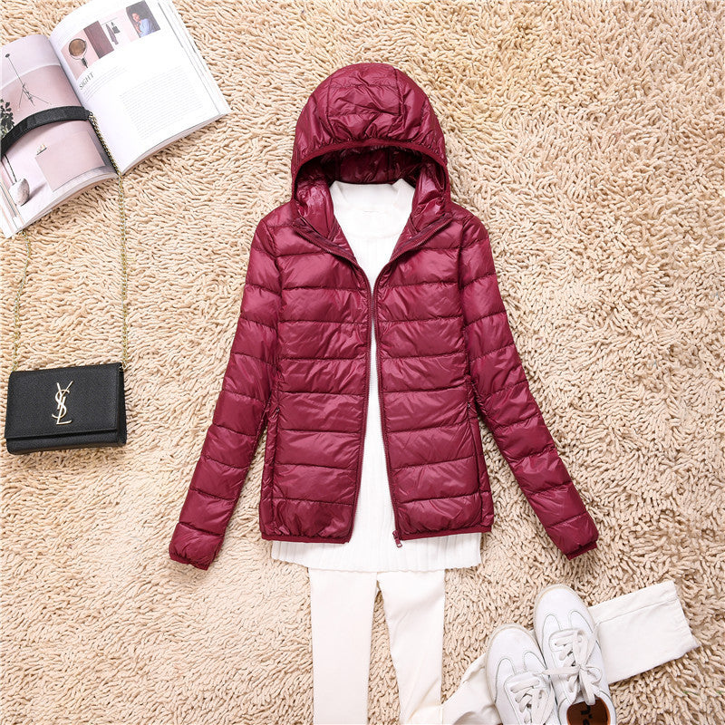 Loose Jacket Plus Fat Plus Size Light And Thin Down Jacket Women Short Short Fat Sister Catty Fat Mm Special Mother Thin Limorista