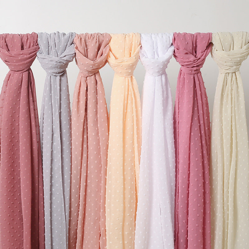 Thick Chiffon Long Scarf Limorista