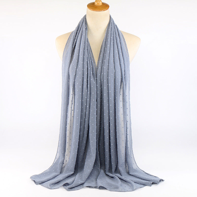 Thick Chiffon Long Scarf Limorista