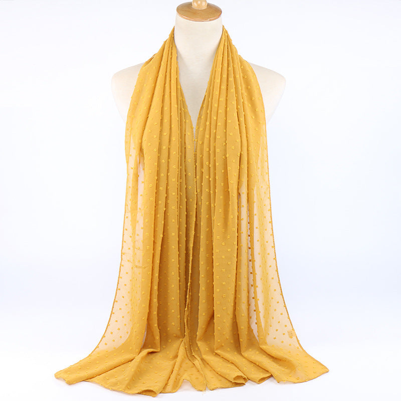 Thick Chiffon Long Scarf Limorista