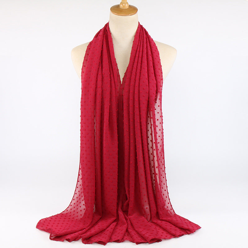 Thick Chiffon Long Scarf Limorista