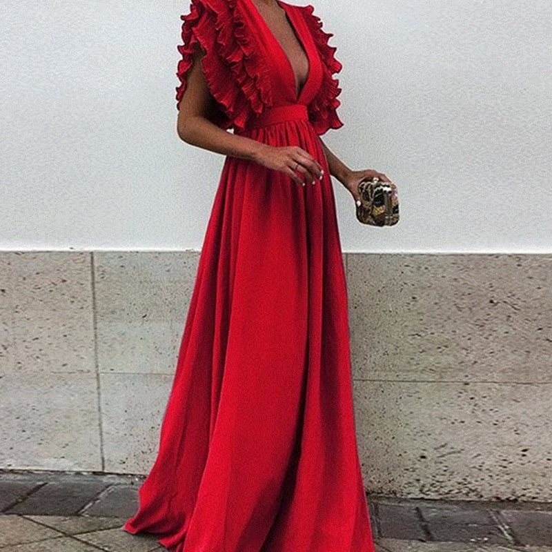 Plus Size Maxi Dress Womens Party Gown Long Dresses Limorista