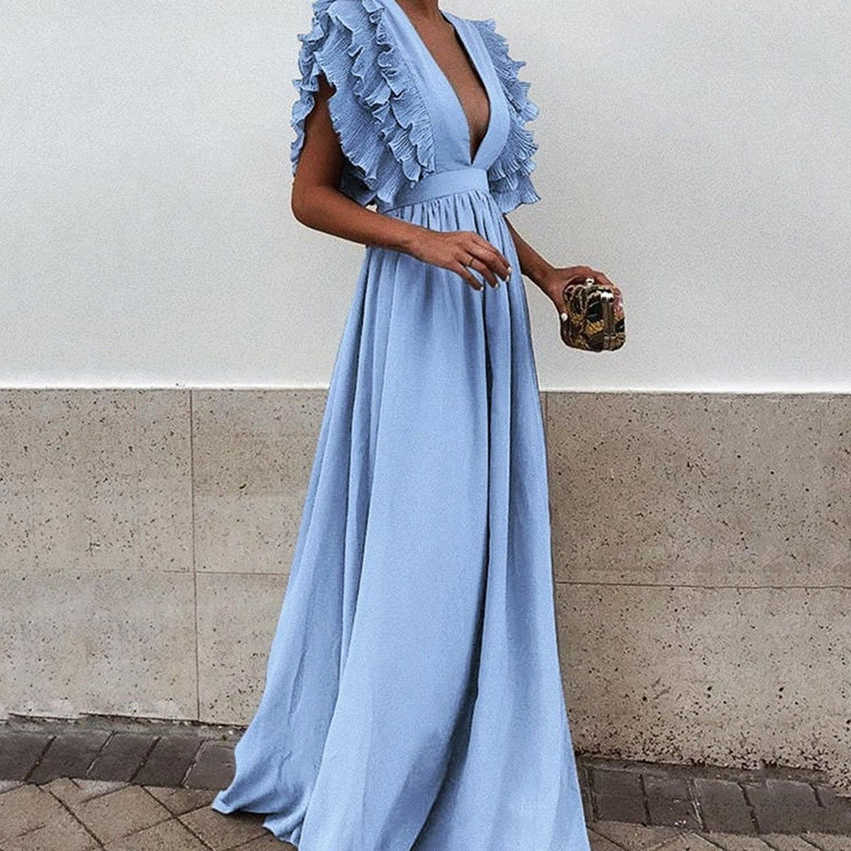 Plus Size Maxi Dress Womens Party Gown Long Dresses Limorista