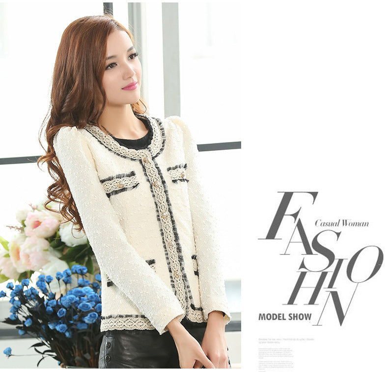 Limorista - Slim Short Woolen Coat Ladies Small Suit