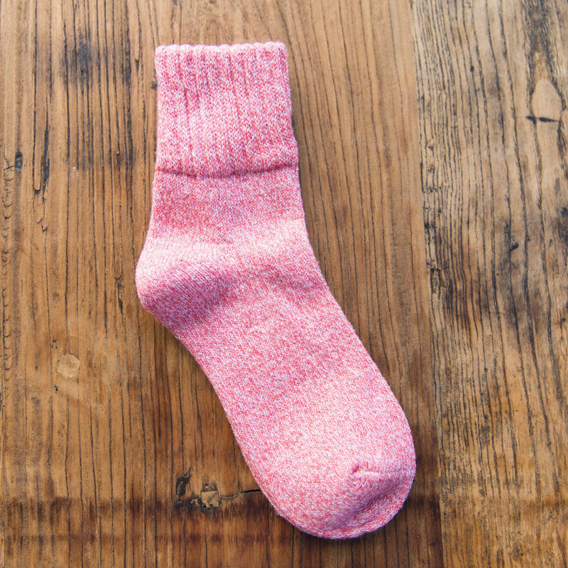 5 Pairs Women Socks Winter Thermal Thick Socks Cotton Breathable Female Solid Casual 3d Ladies Casual Home Socks Limorista