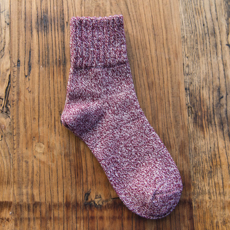 5 Pairs Women Socks Winter Thermal Thick Socks Cotton Breathable Female Solid Casual 3d Ladies Casual Home Socks Limorista