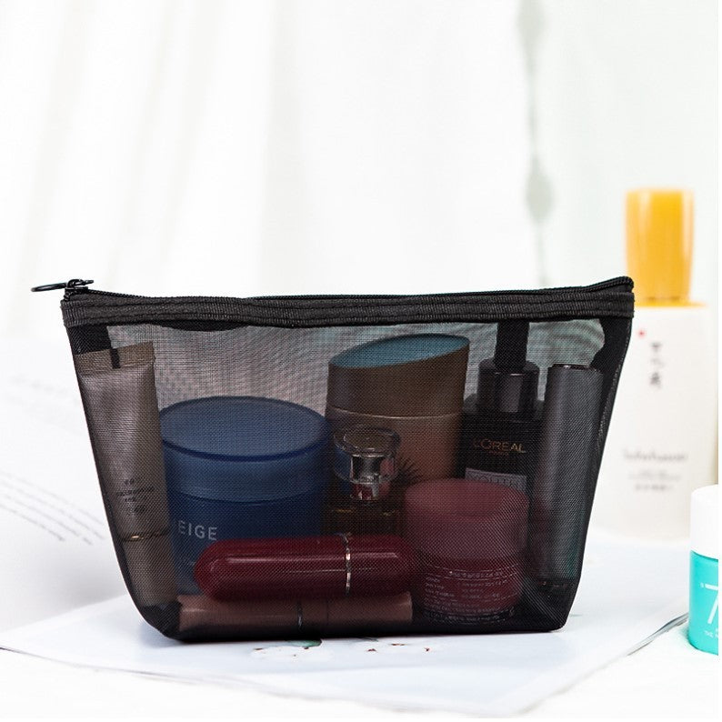 Portable Travel Toiletry Bag Transparent Mesh Toiletry Bag Limorista